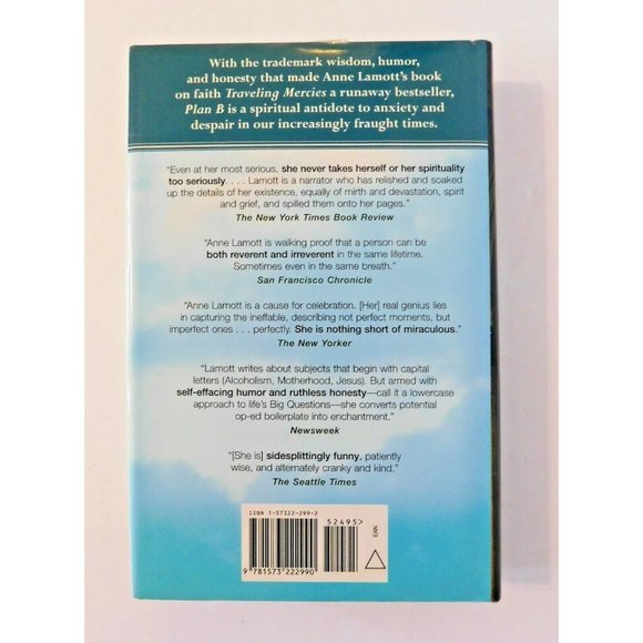 Plan B Further Thoughts on Faith by Anne Lamott 2005 Hardcover Jacket - Picture 2 of 5